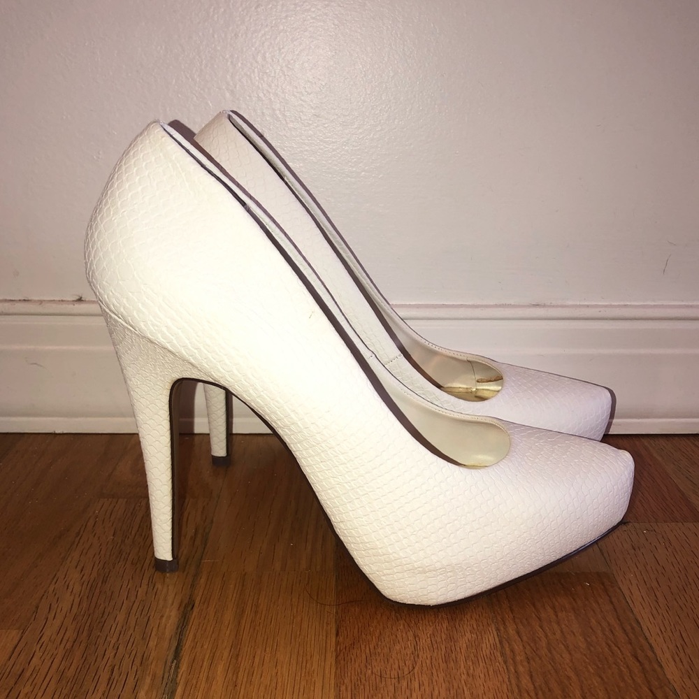 White heels